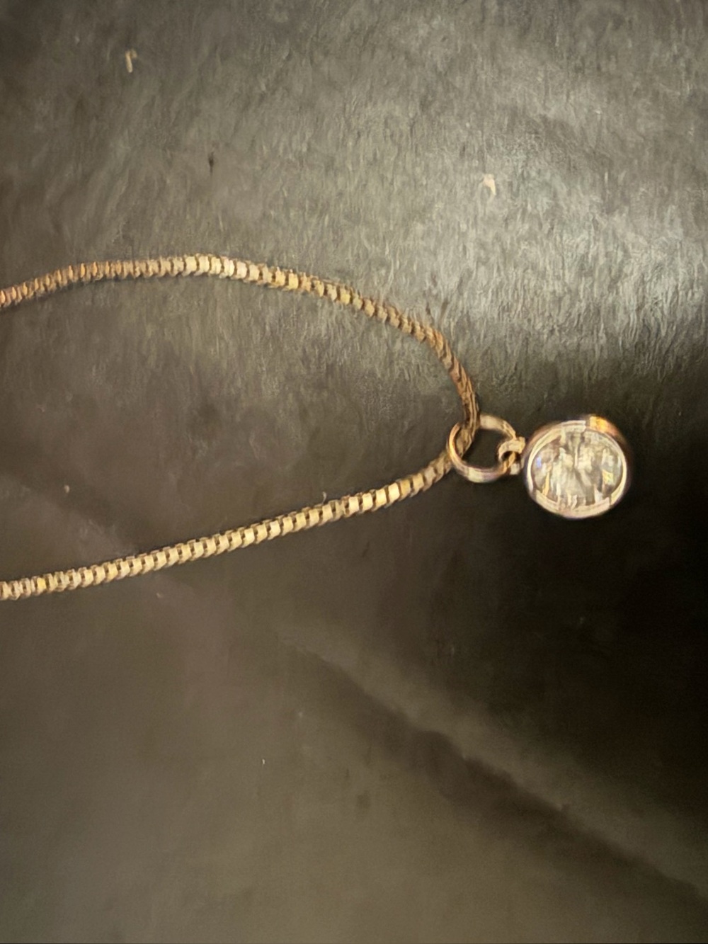 Touchstone Crystal Gold-Tone Double Chain Necklace